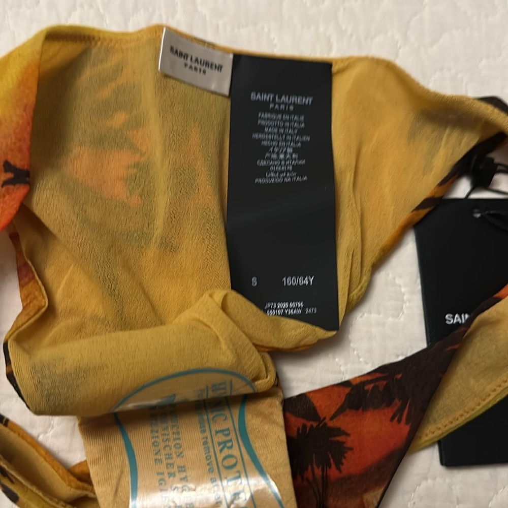 Saint Laurent Sunset Palm Bikini Bottom - Picture 2 of 4
